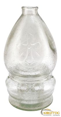 Καντήλι Γυάλινο Σταυρός Διάφανο