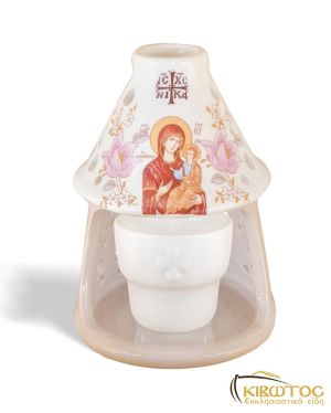 Καντήλι Πήλινο Φάρος Μπεζ