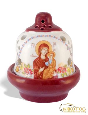 Καντήλι Πήλινο Μικρό Κόκκινο