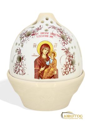 Καντήλι Πήλινο Τρούλος Μπεζ