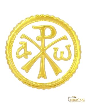 Αυτοκόλλητο Σμάλτου Άρχων Χρυσό