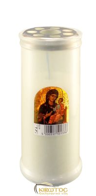 Κερί Αφιέρωσης 3+ Ημερών Λευκό