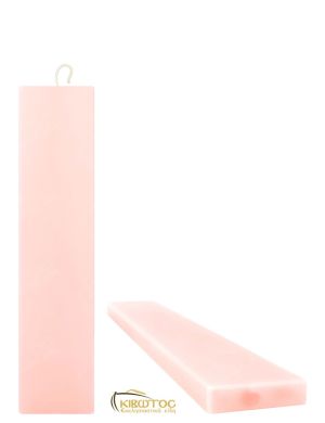 Λαμπάδα Ροζ Πλακέ Φαρδιά