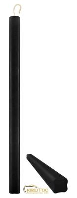 Λαμπάδα Μαύρη Τετράγωνη Μεγάλη