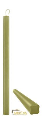 Λαμπάδα Λαδί Τετράγωνη Μεσαία