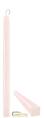 Λαμπάδα Ροζ Τετράγωνη Μεσαία