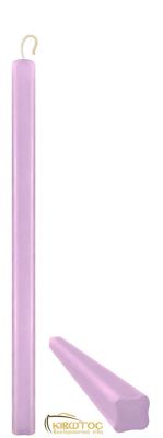 Λαμπάδα Λιλά Τετράγωνη Μεσαία