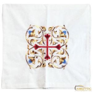 Θήκη για Πρόσφορο Σταυρός Άνθη