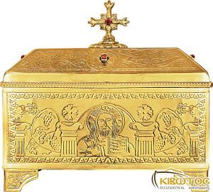 Κουτί Προηγιασμένης Επίχρυσο Χαρακτό