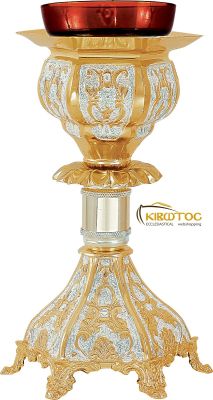 Ακοίμητο Καντήλι Δίχρωμο Εξάγωνο Σχέδιο Ρωσικό