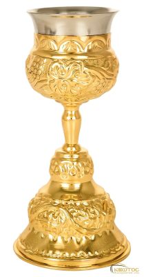 Ποτήρι Γάμου Επίχρυσο Ανάγλυφο