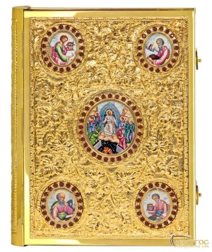 Ευαγγέλιο Επίχρυσο Σχέδιο Άμπελος με Εικόνες