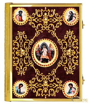 Ευαγγέλιο Επίχρυσο με Χρυσοκέντητο Σταυρό