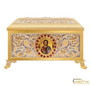 Κουτί Προηγιασμένης Δίχρωμο Επίχρυσο με Εικόνα