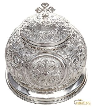 Κουτί Προηγιασμένης Στρόγγυλο Επάργυρο