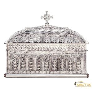 Κουτί Προηγιασμένης Επάργυρο Σκαλιστό