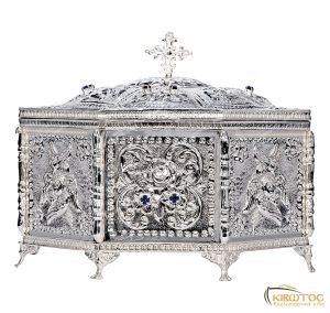 Κουτί Προηγιασμένης Επάργυρο Χειροποίητο Εξάγωνο