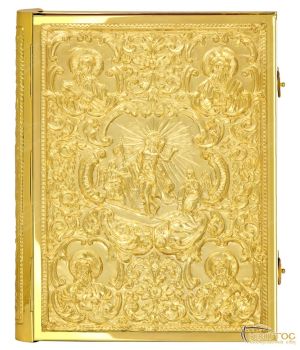 Ευαγγέλιο Επίχρυσο με Ανάγλυφα Σχέδια