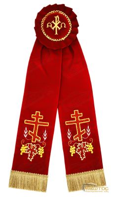 Κορδέλα Κόκκινη Στολισμού Σχέδιο Σταυρός