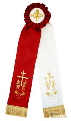 Κορδέλα Στολισμού Σχέδιο Σταυρός Σίτος