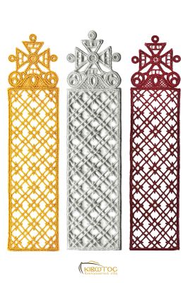 Σελιδοδείκτης Λασσέ Κεντημένος Σταυρός