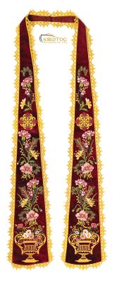 Γραβάτα Στολισμού Εικόνας Μπορντό