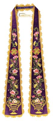 Γραβάτα Στολισμού Εικόνας Μωβ