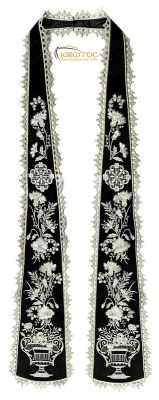 Γραβάτα Στολισμού Εικόνας Μαύρη