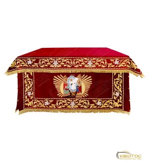 Κάλυμμα Αγίας Τράπεζας Βελούδο Ανάσταση