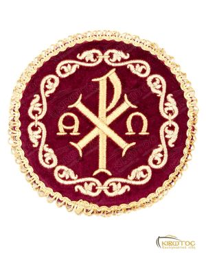 Ριπίδιο Χρυσοκέντητο Μπορντό