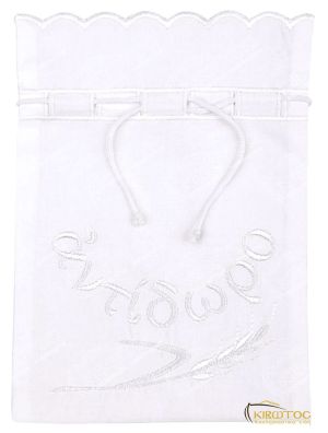 Πουγκί Αντίδωρου Στάχυ Λευκό