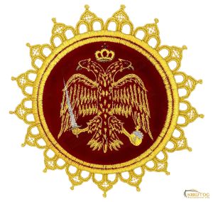 Ριπίδιο Χρυσοκέντητο Μπορντό