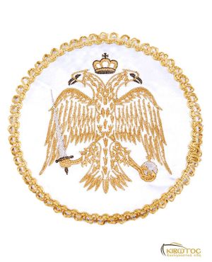 Ριπίδιο Χρυσοκέντητο Λευκό