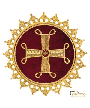 Ριπίδιο Χρυσοκέντητο Μπορντό