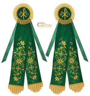 Κορδέλες Στολισμού Σχέδιο Σταυρός Λουλούδι