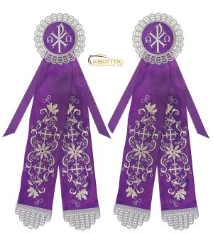 Κορδέλες Στολισμού Σχέδιο Σταυρός Λουλούδι