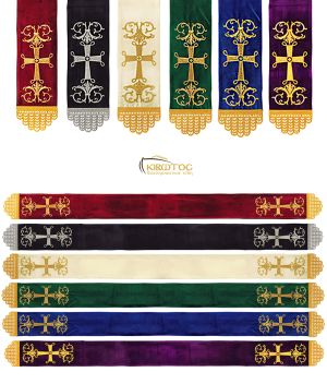 Κορδέλα Ευαγγελίου Βελούδο Σταυρός