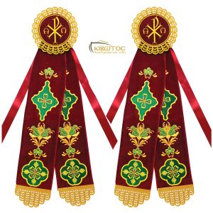 Κορδέλες Στολισμού με Εκκλησιαστικό Κέντημα