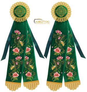 Κορδέλες Στολισμού με Πολύχρωμα Λουλούδια