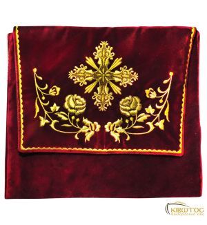 Θήκη για Πετραχήλι Χρυσοκέντητη Λουλούδι