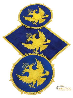 Βάση Δικεροτρίκερων Βελούδο Μπλε