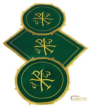 Βάση Δικεροτρίκερων Βελούδο Πράσινο