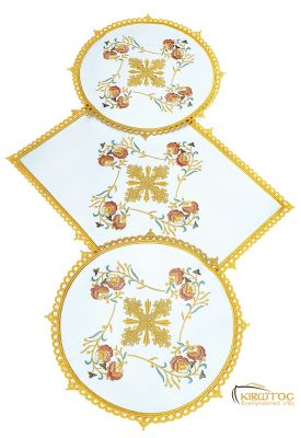 Βάση Δικεροτρίκερων Βελούδο Λευκό