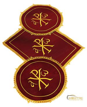 Βάση Δικεροτρίκερων Βελούδο Μπορντό