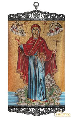 Υφαντή Εικόνα Περιβόλι της Παναγίας