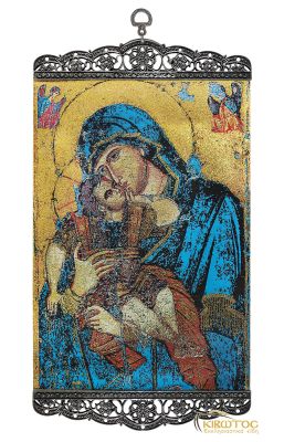 Υφαντή Εικόνα Παναγία Γλυκοφιλούσα