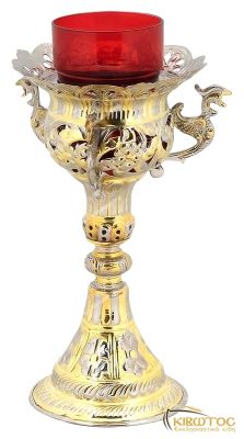 Ακοίμητο Καντήλι Αγίας Τράπεζας Δίχρωμο