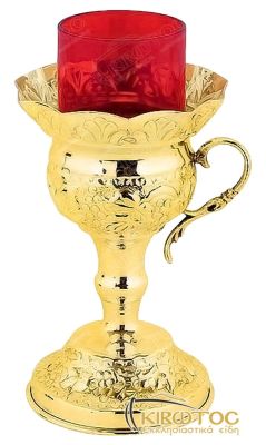 Ακοίμητο Καντήλι Αγίας Τράπεζας Επίχρυσο