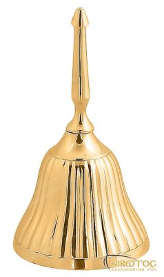 Κουδουνάκι Μπρούτζινο με Ανάγλυφο Σχέδιο