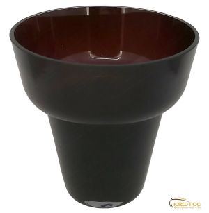 Καντηλόκουπα Γυάλινη Μεσαία Μπορντό